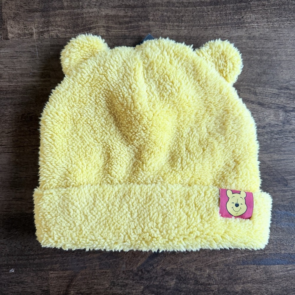 BoxLunch Exclusive Disney Winnie the Pooh Knit Pooh Bear Ears Beanie NWT